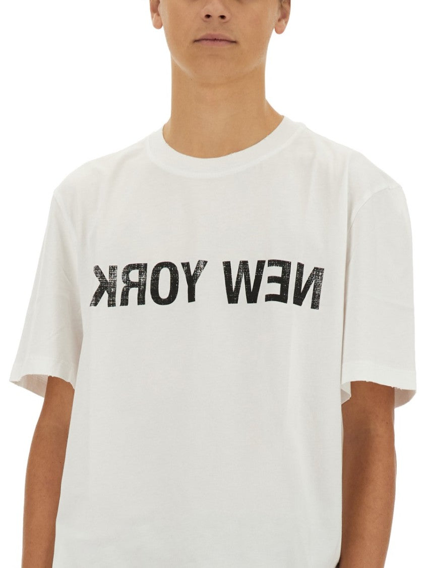 Helmut Lang Bold Graphic Logo T-Shirt