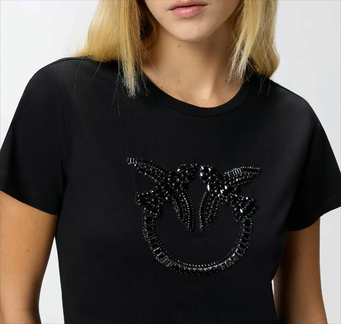 Pinko Short-Sleeved Crewneck T-Shirt