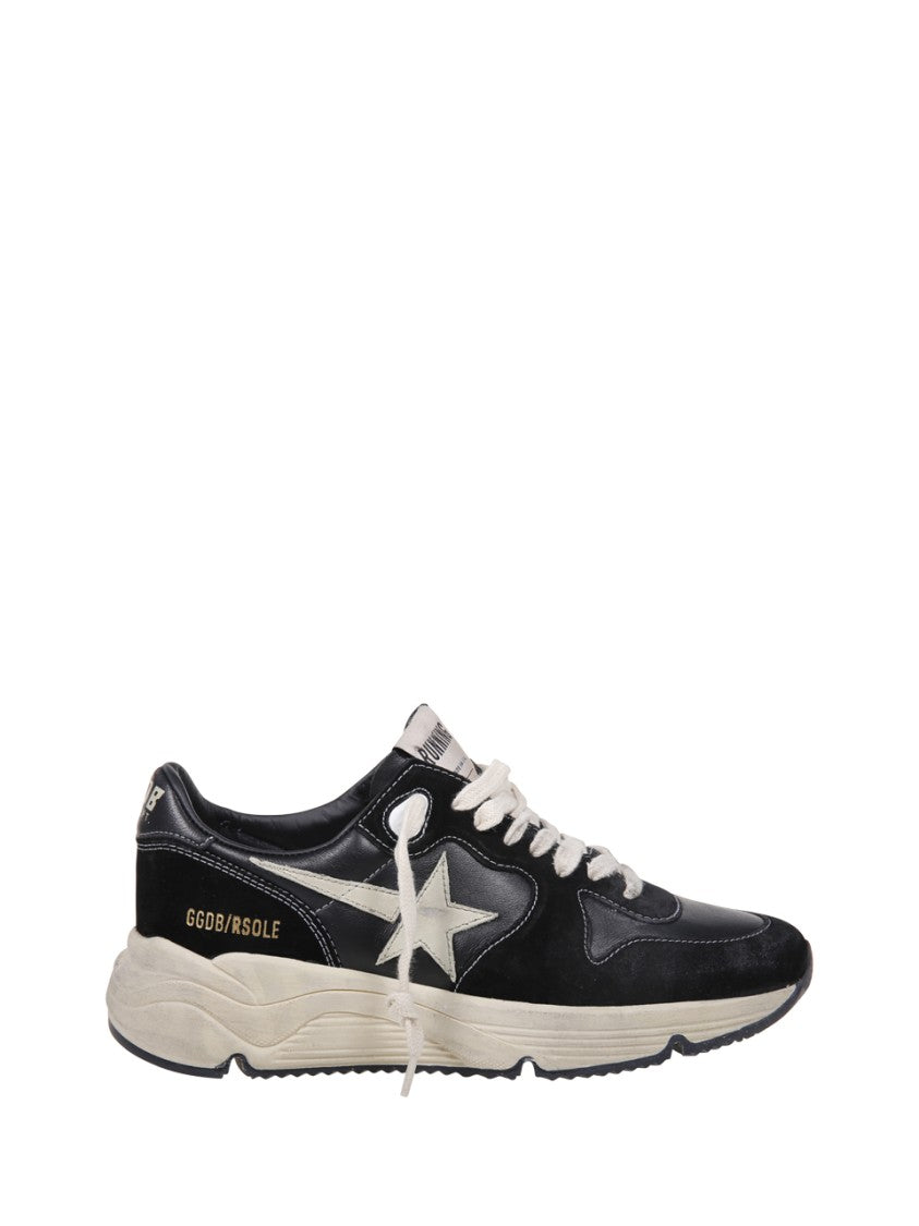 Golden Goose Star-Embellished Nappa Leather Sneakers
