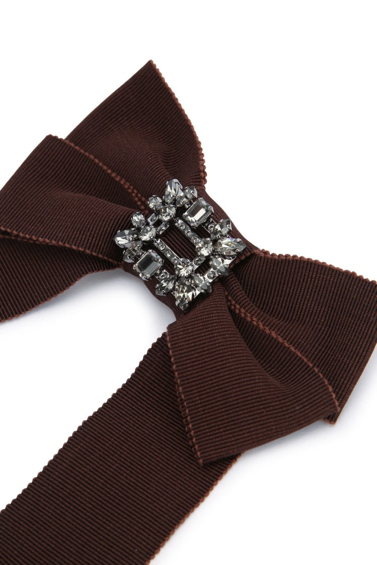 Roger Vivier Textured Ribbon Hairclip