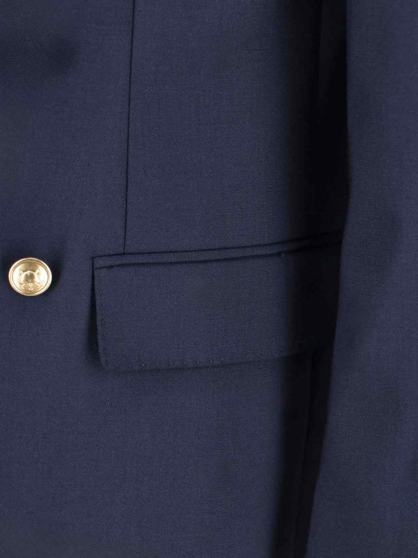Polo Ralph Lauren Tailored Double-Breasted Jacket With Gold Buttons