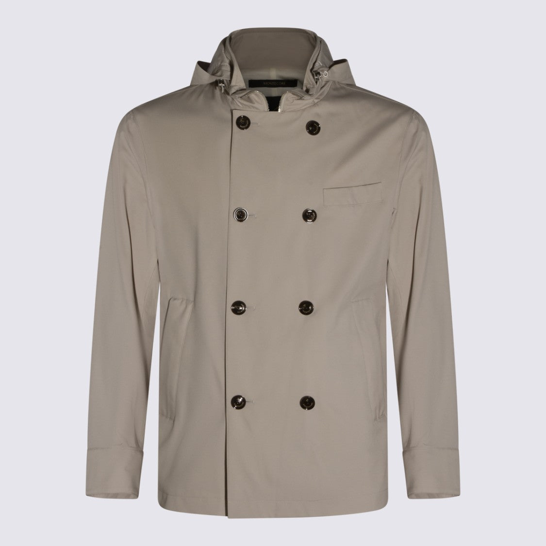 Montecore Double-Breasted Men's Coat With Hood