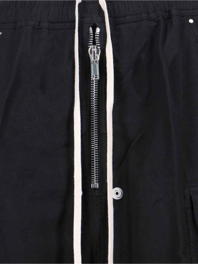 Drkshdw By Rick Owens Jumbo Belas Cargo Pants – Black