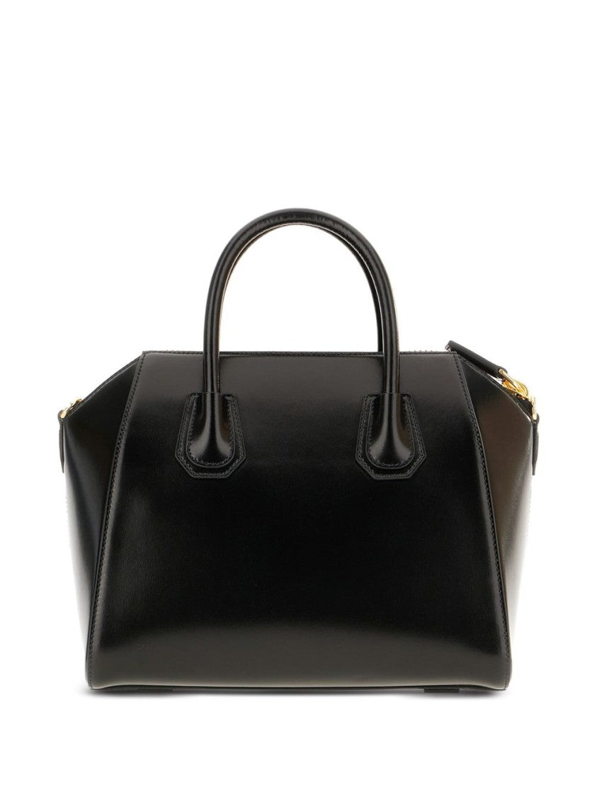 Givenchy Black Glossy Structured Handbag