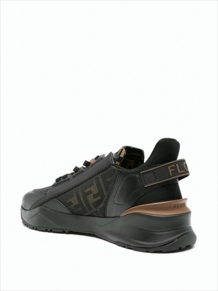 Fendi Low-Profile Sneakers With Angular Design