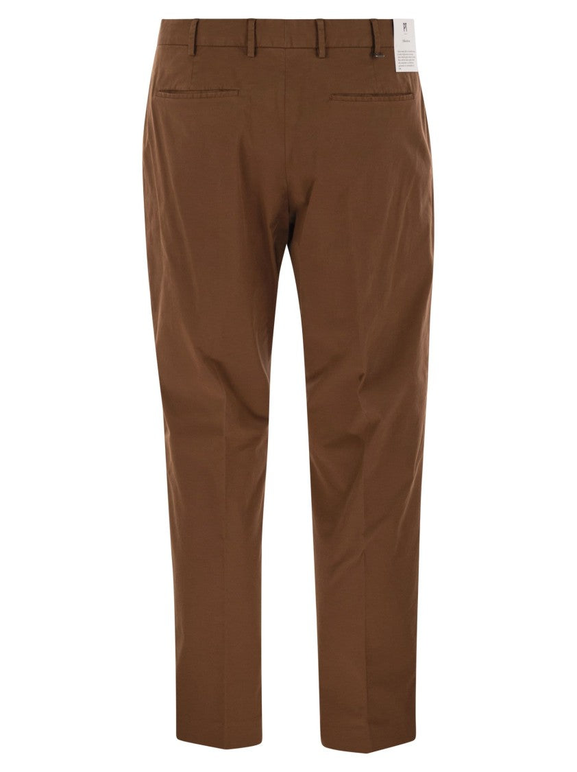 Pt Torino Rebel - Stretch Cotton Trousers