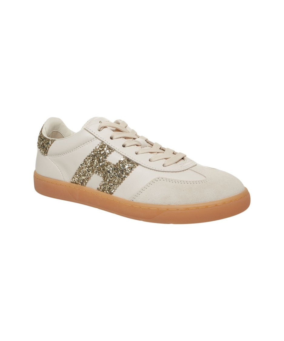 Hogan Glitter-Accent Suede And Leather Hogan Sneakers