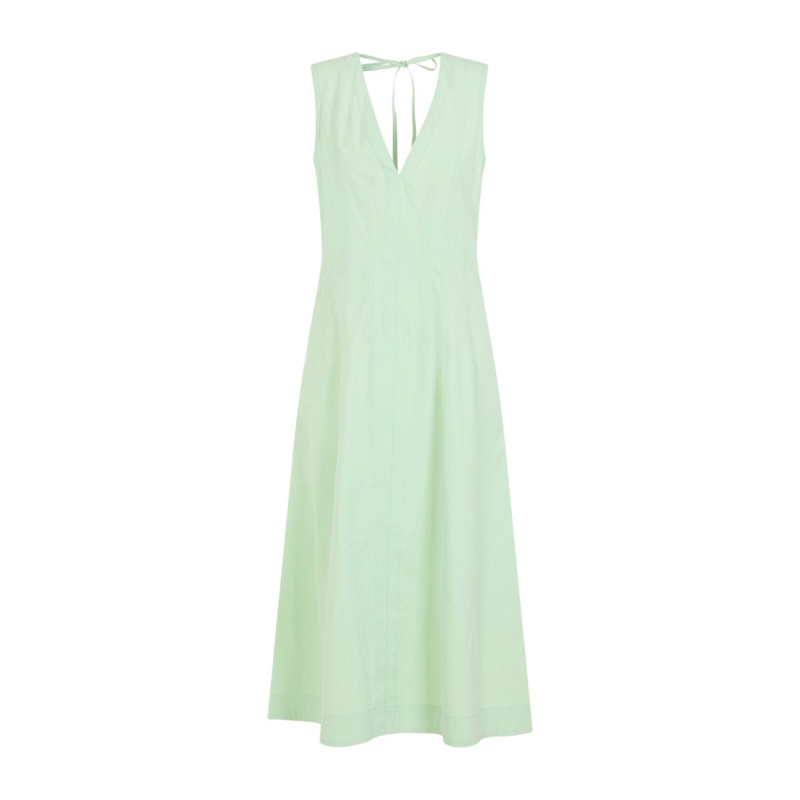 Bottega Veneta Compact Fresh Mint Cotton Midi Dress