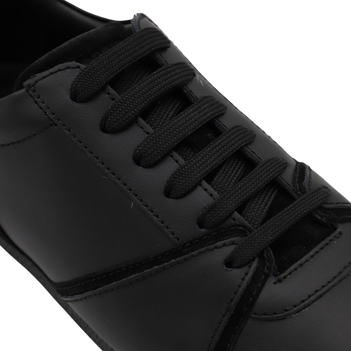 Moschino Black Sneakers With Smooth Upper