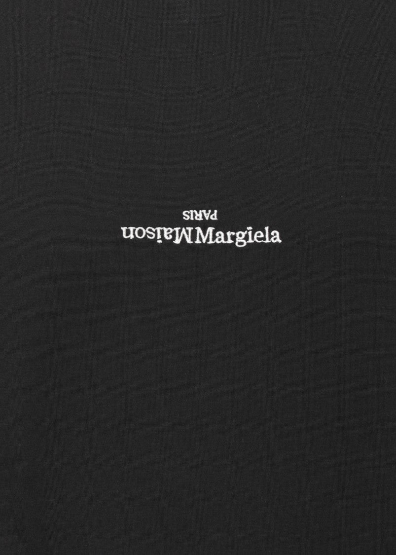 Maison Margiela Black Printed Cotton T-Shirt