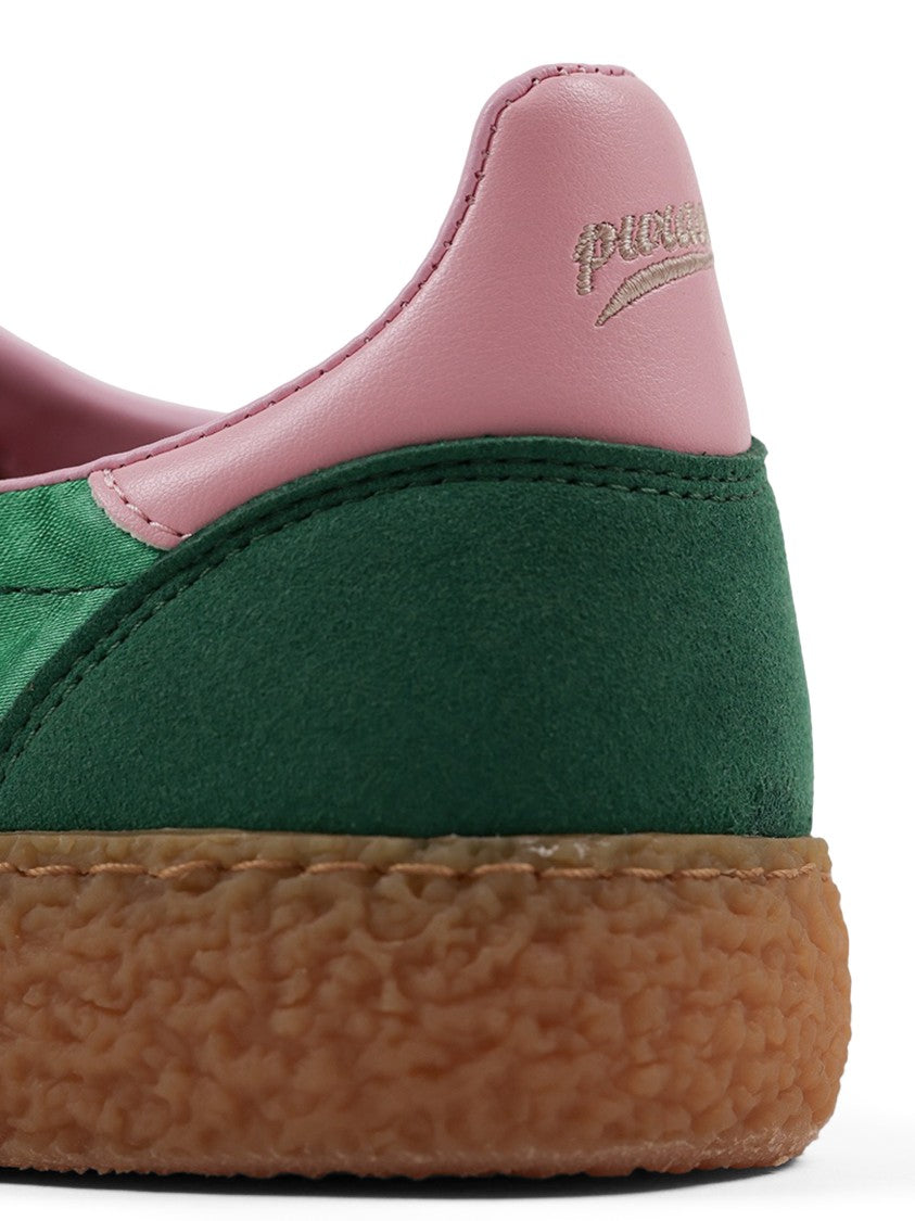 Puraai Low-Top Sneakers With Vibrant Green Upper