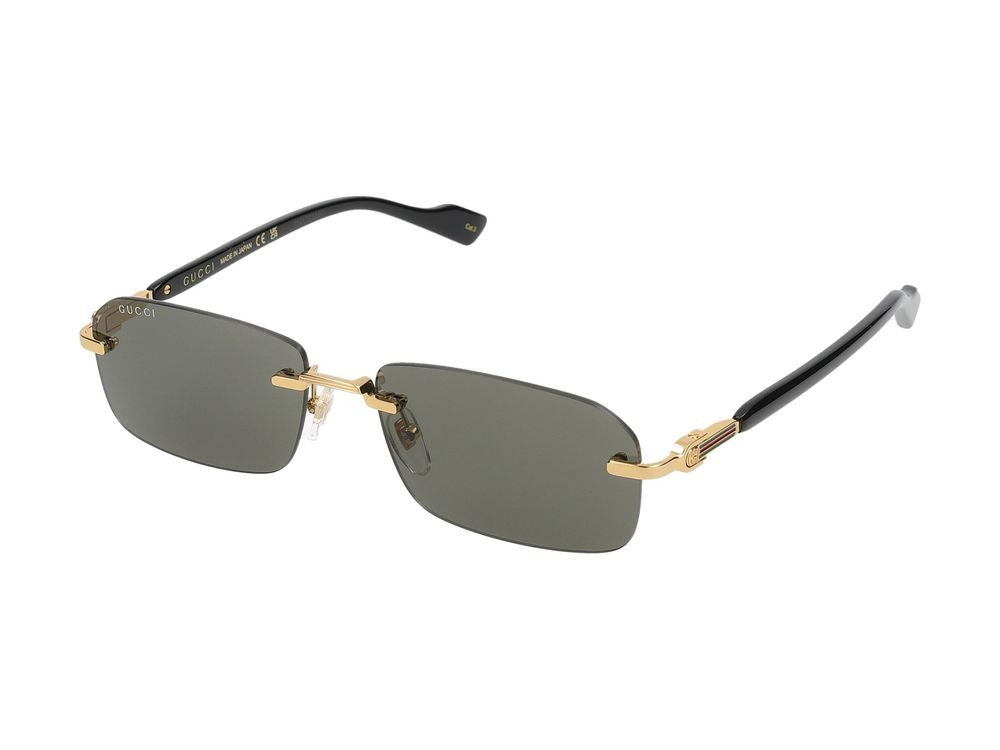 Gucci Sunglasses Gg1221s 001 Gold Black Grey 56/16/140