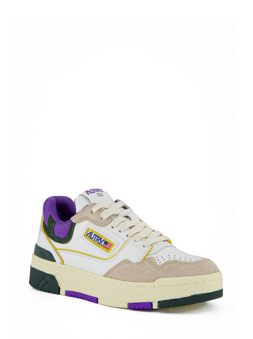 Autry White Sneakers With Suede