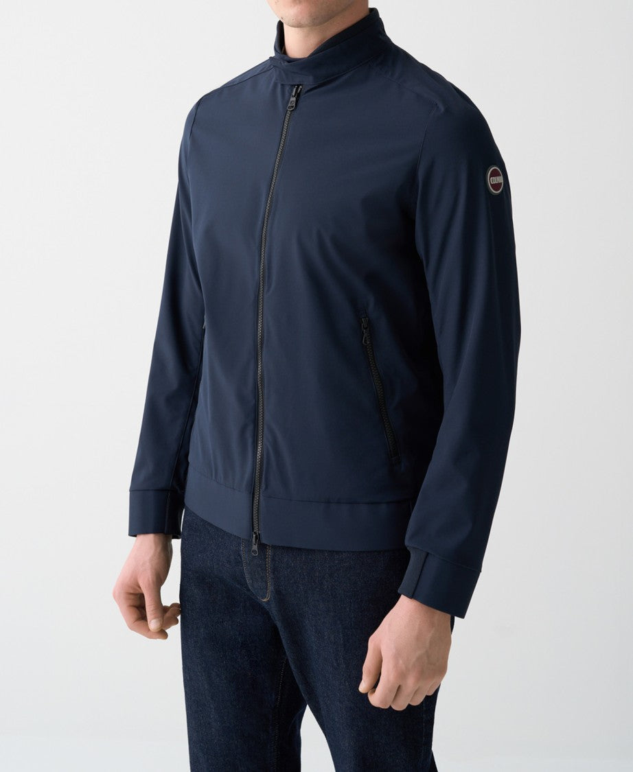 Colmar Originals Minimalist Blue High Collar Jacket