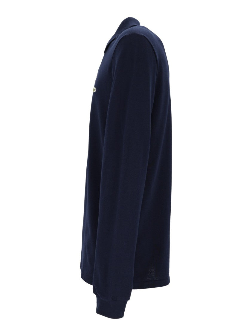 Lacoste Navy Blue Long Sleeve Polo Shirt
