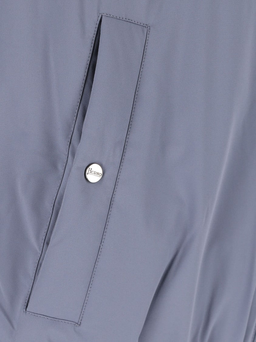 Herno Light Blue 4-Way Nylon Jacket