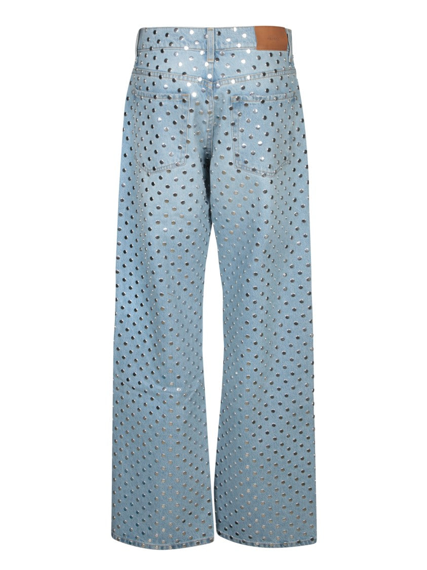 7 For All Mankind Light Blue Wide-Leg Jeans