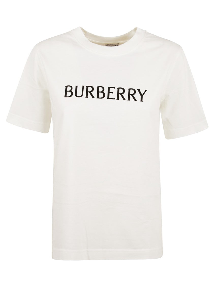 Burberry Classic Cotton T-Shirt With Contrasting Logo