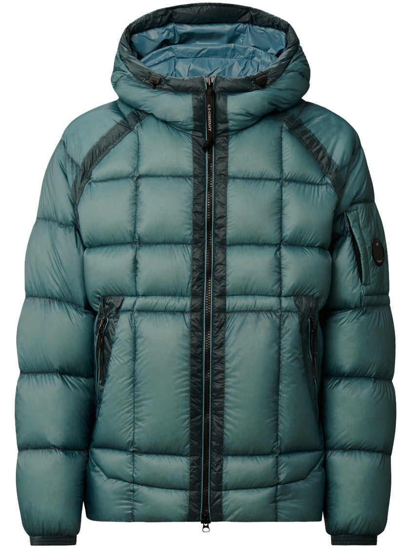 C.P. Company Quilted Medium-Length Puffer Jacket With Hood
