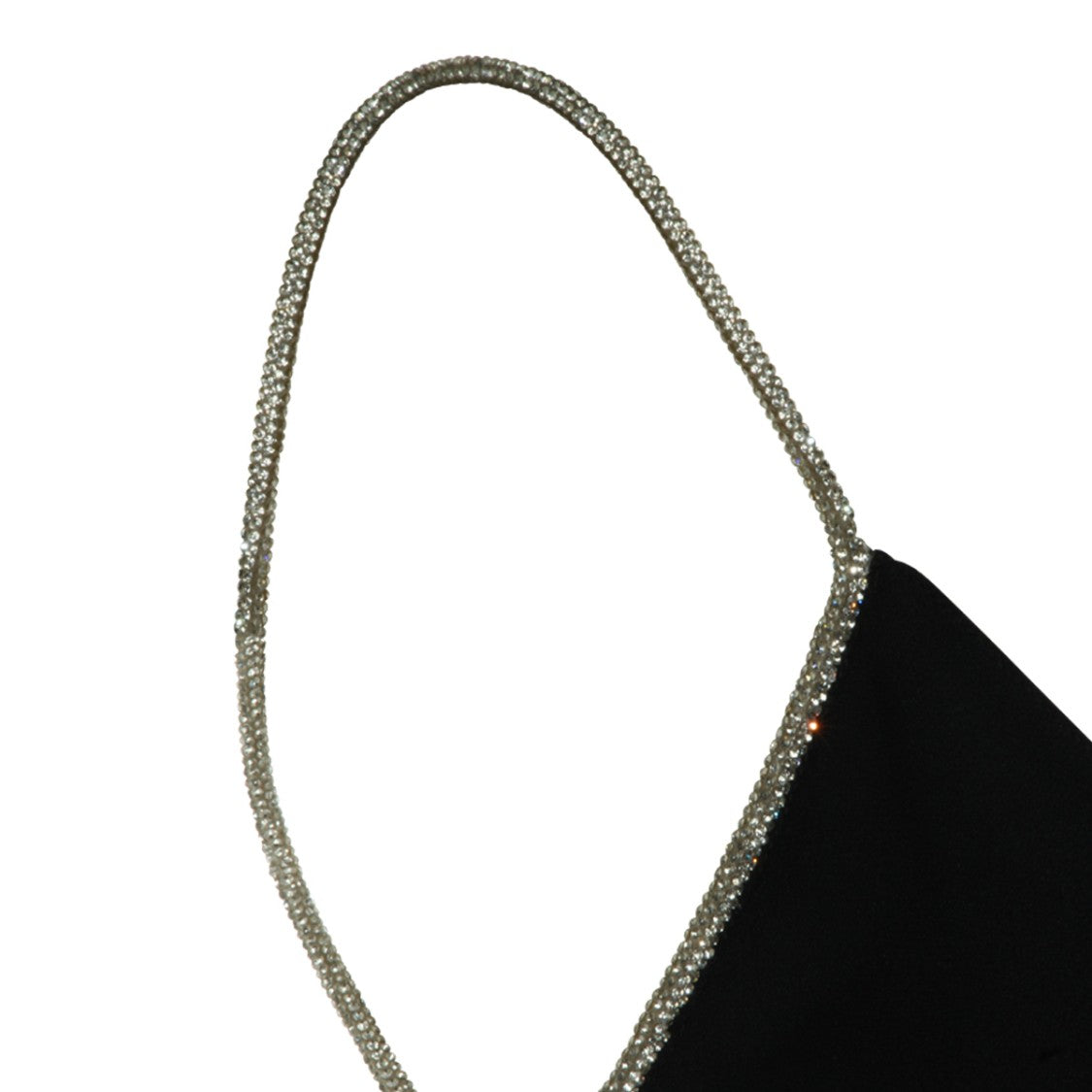 Tom Ford Floor-Length Black Evening Dress With Crystal Straps