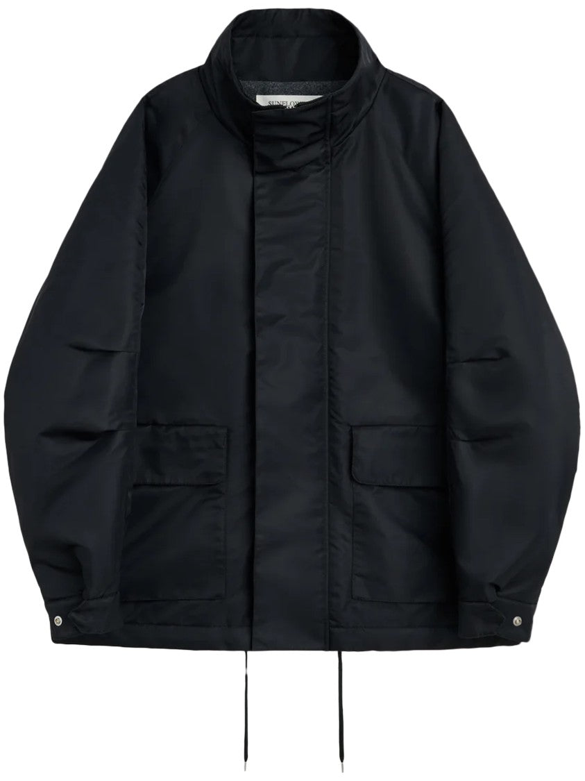 Sunflower Black Winter Field Jacket Nylon Quilted Lining Jacket