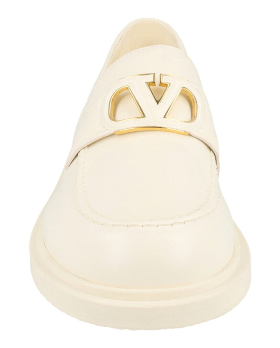 Valentino Vlogo Signature Leather Loafers