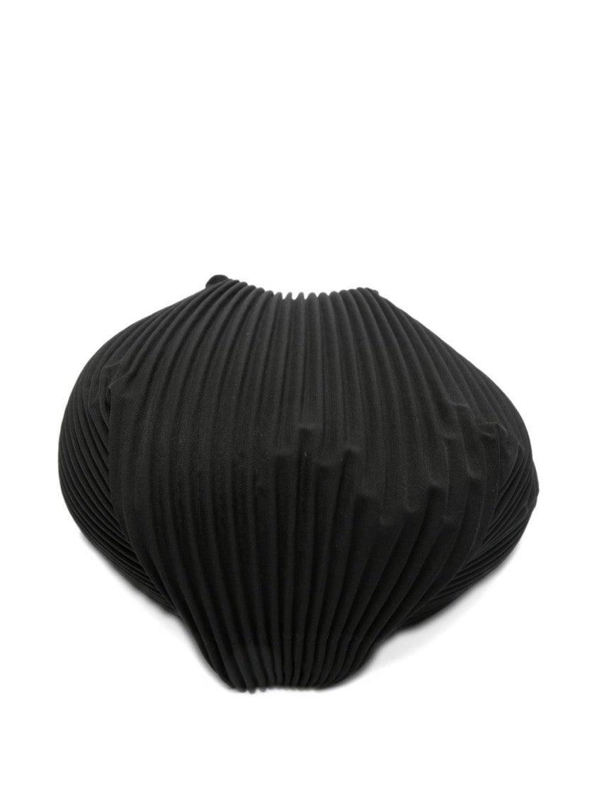 Homme Plissé Issey Miyake Textured Pleated Curved Brim Hat