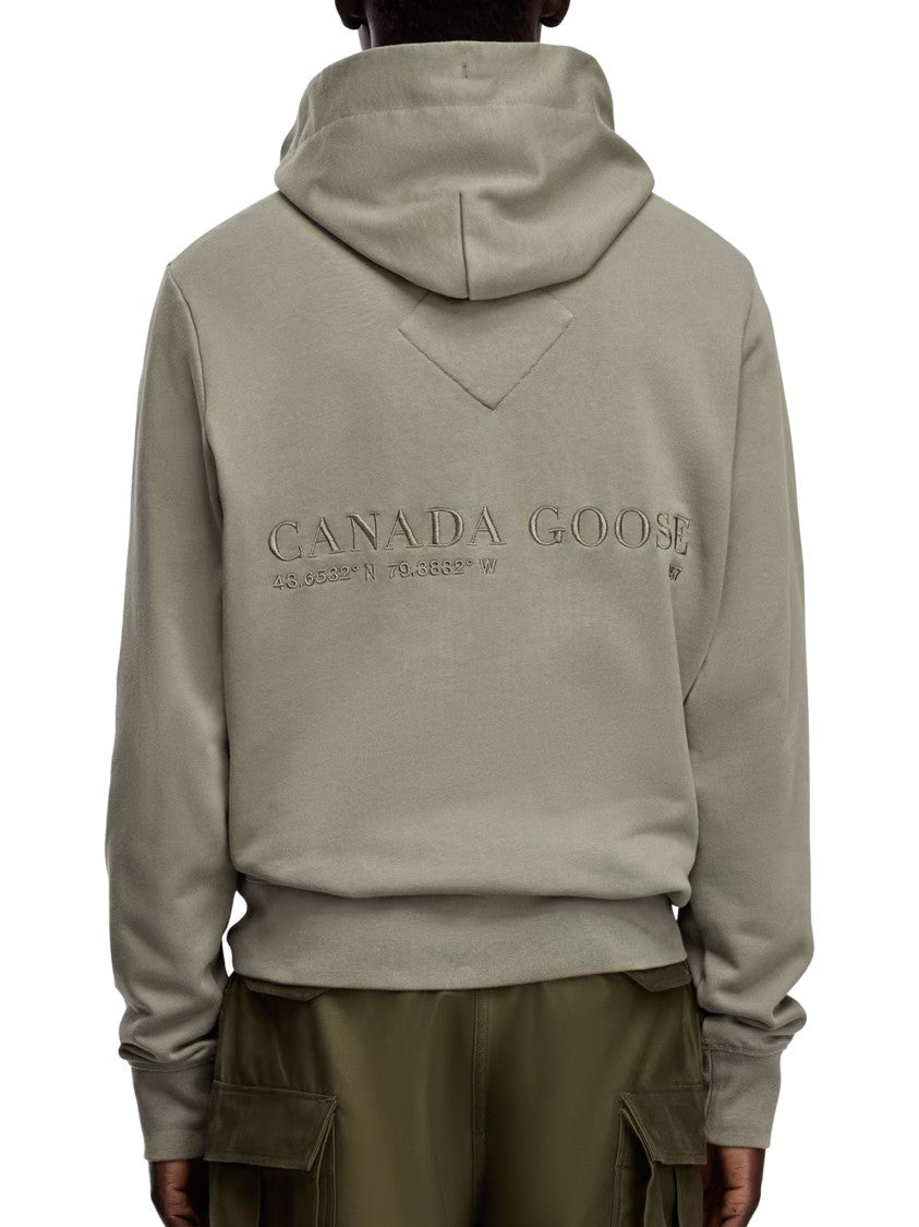 Canada Goose Relaxed Fit Men’S Hoodie With Embossed Logo