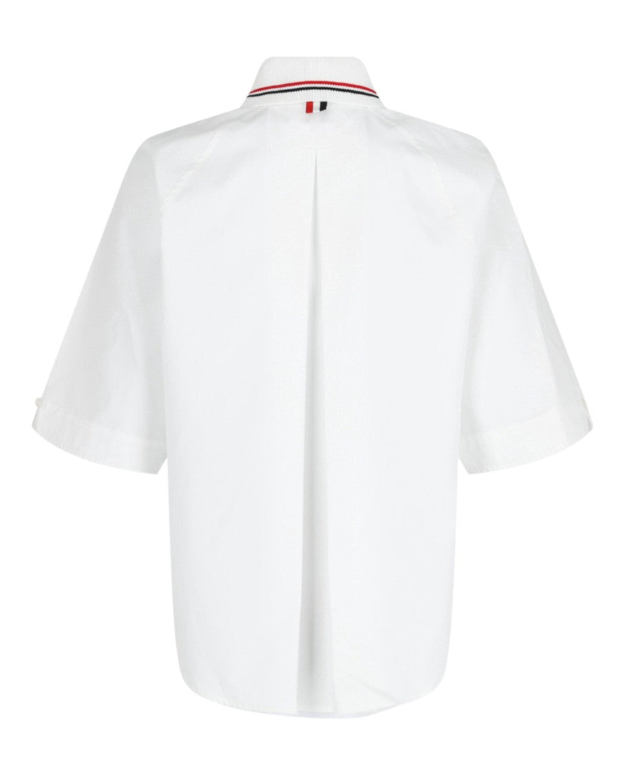 Thom Browne Poplin Box Pleated Shirt