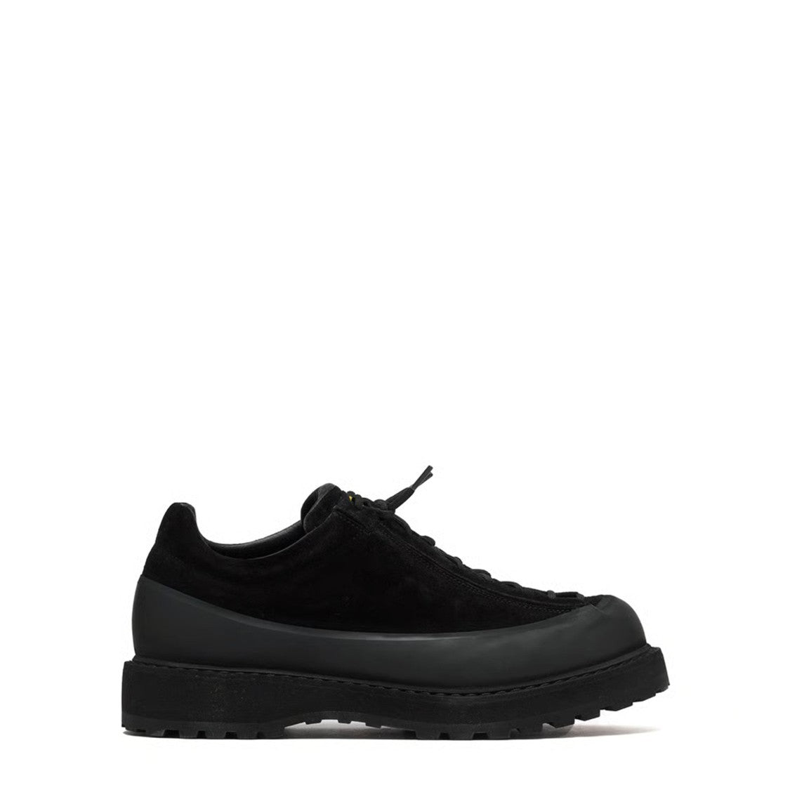 Stone Island Black Low Top Sneakers With Suede Upper