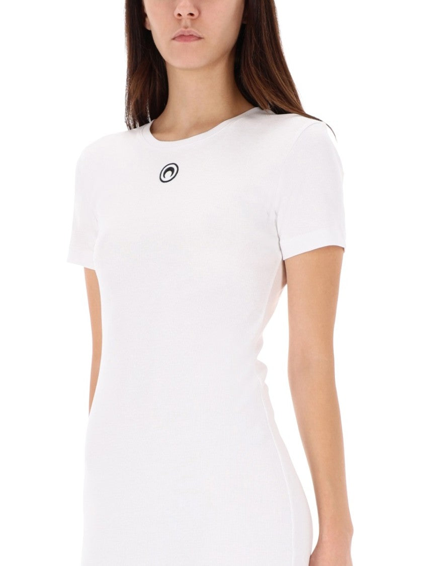 Marine Serre Midi Dress "Moon"