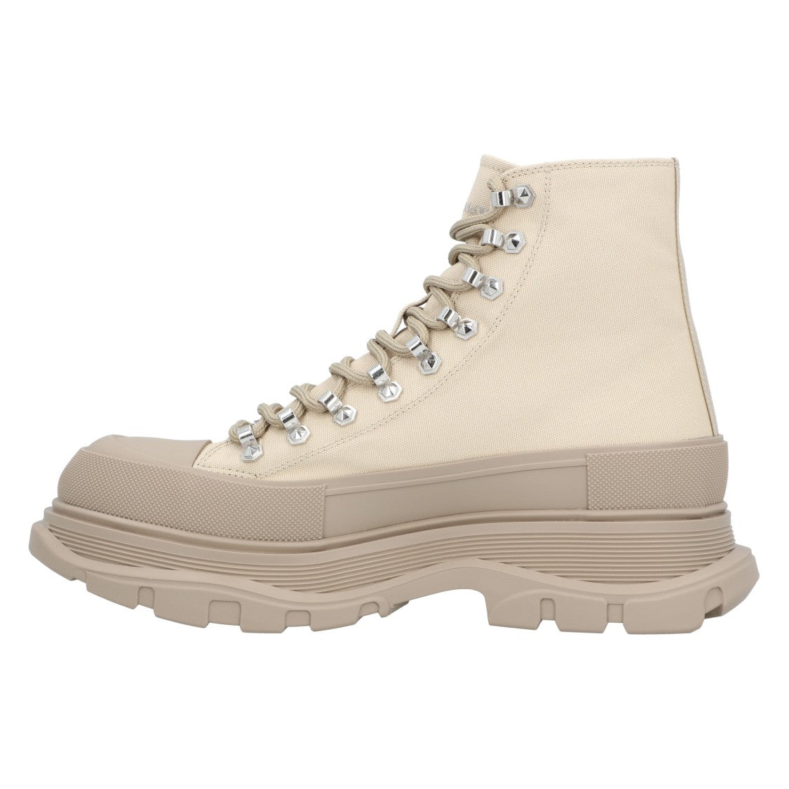 Alexander Mcqueen Tread Slick Boots 'Beige'