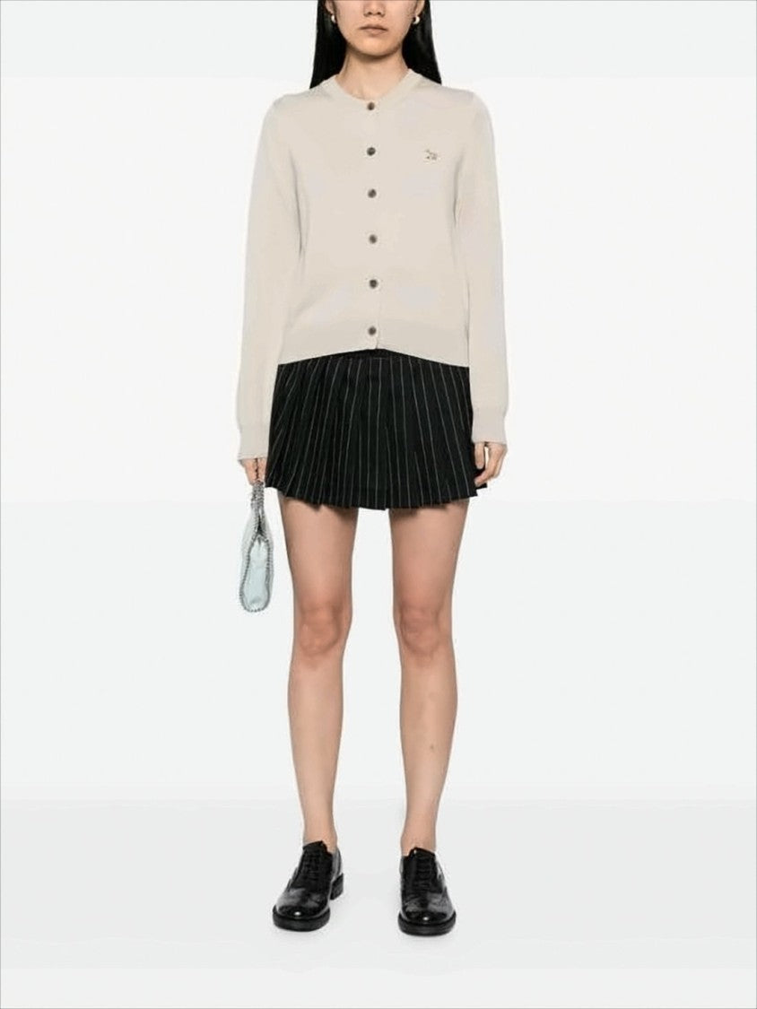 Maison Kitsuné Regular Fit Merino Wool Cardigan