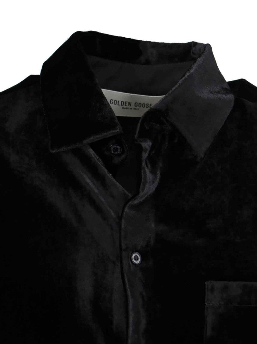 Golden Goose Black Viscose Blend Shirt