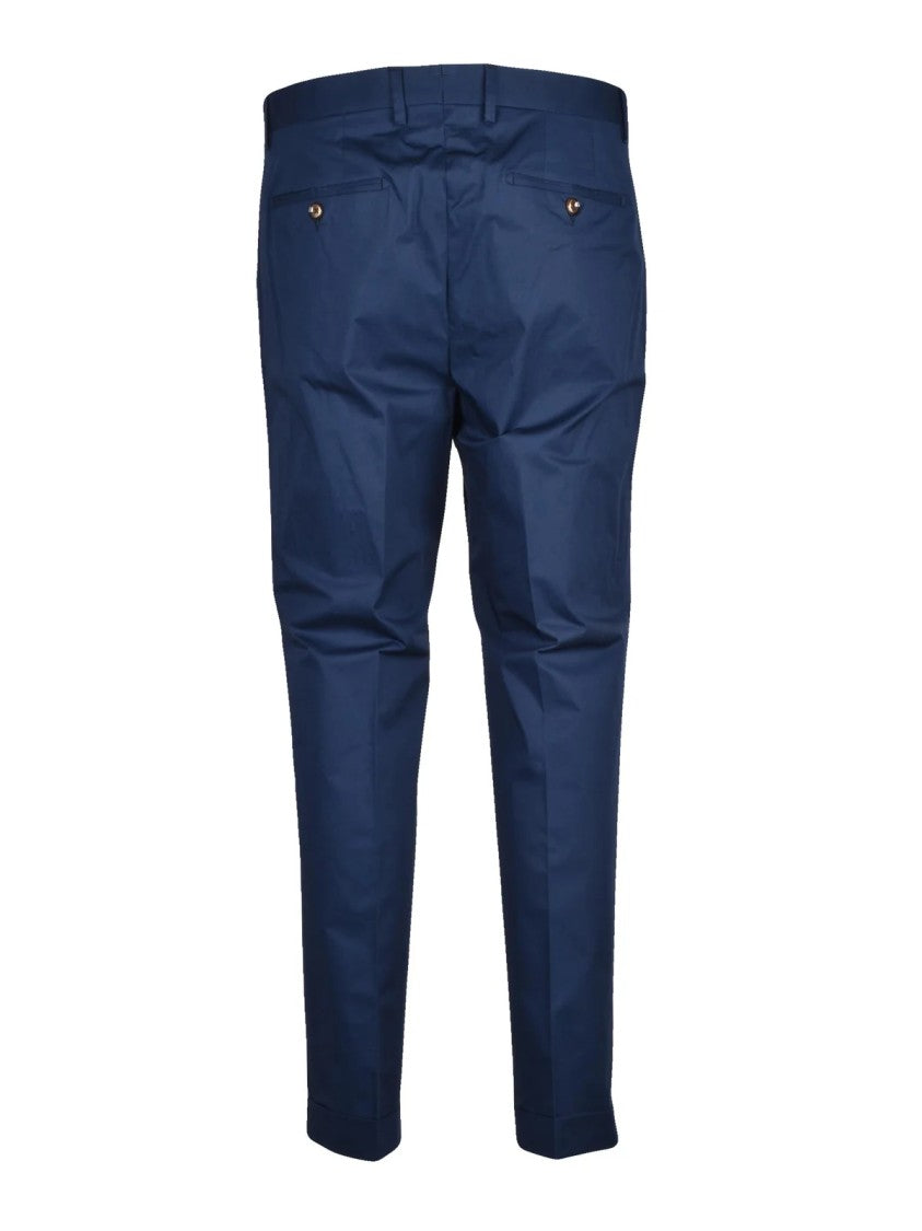 Lab 001 Royal Blue Stretch Cotton Formal Pants