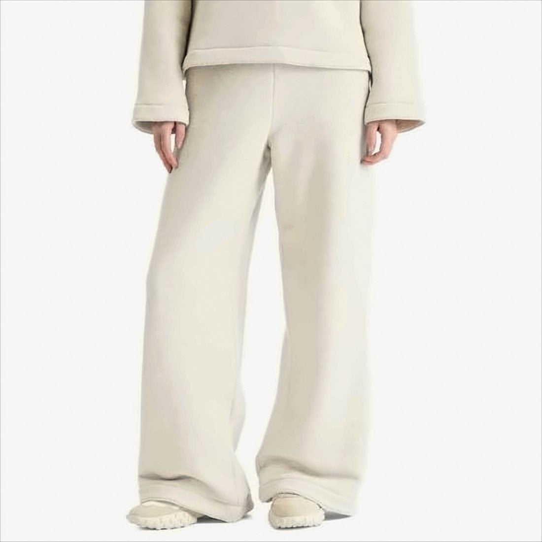 Max Mara Wide-Leg Cotton-Blend Pants With High Waist