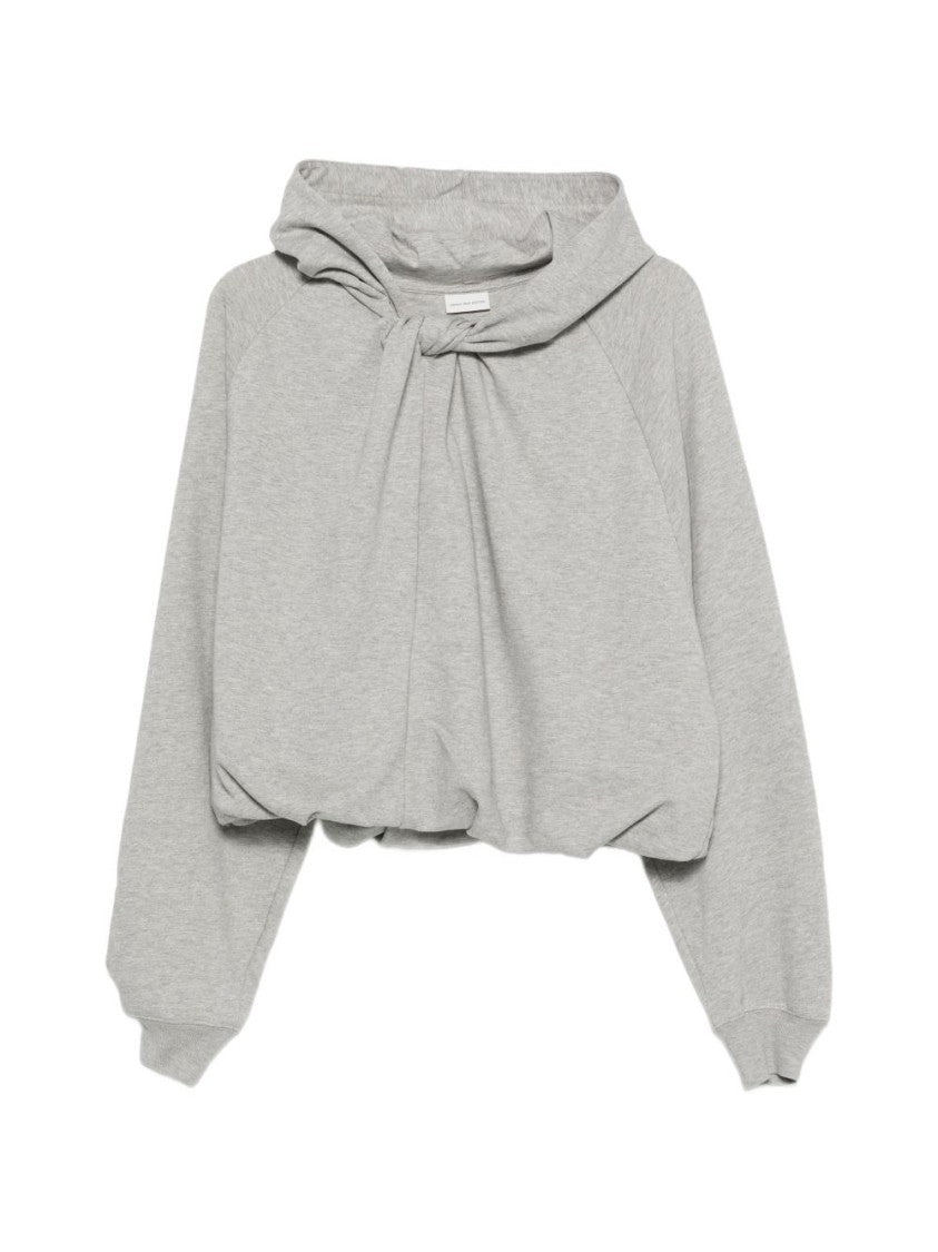 Dries Van Noten Relaxed Knotted Neckline Knit Sweater