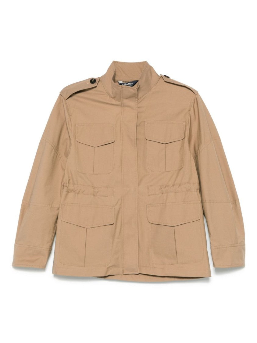 Max Mara Brown Parka With Fitted Waist