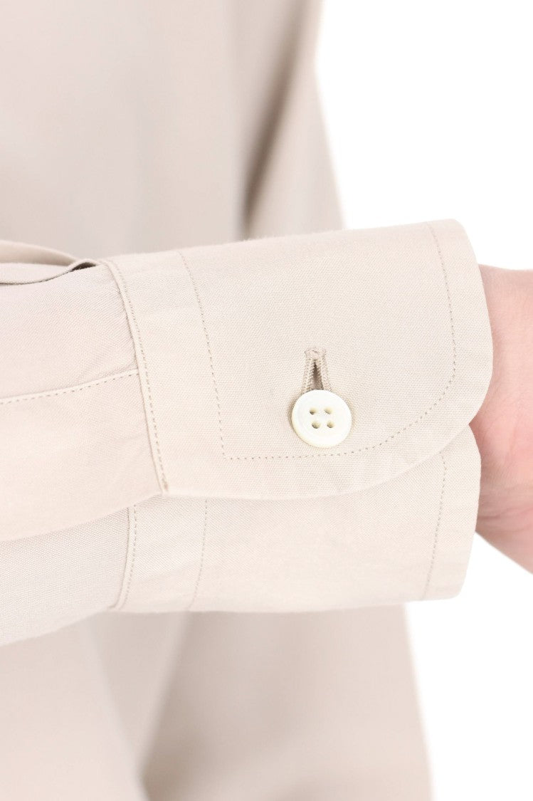 Zegna Pure Silk Classic Long-Sleeve Shirt