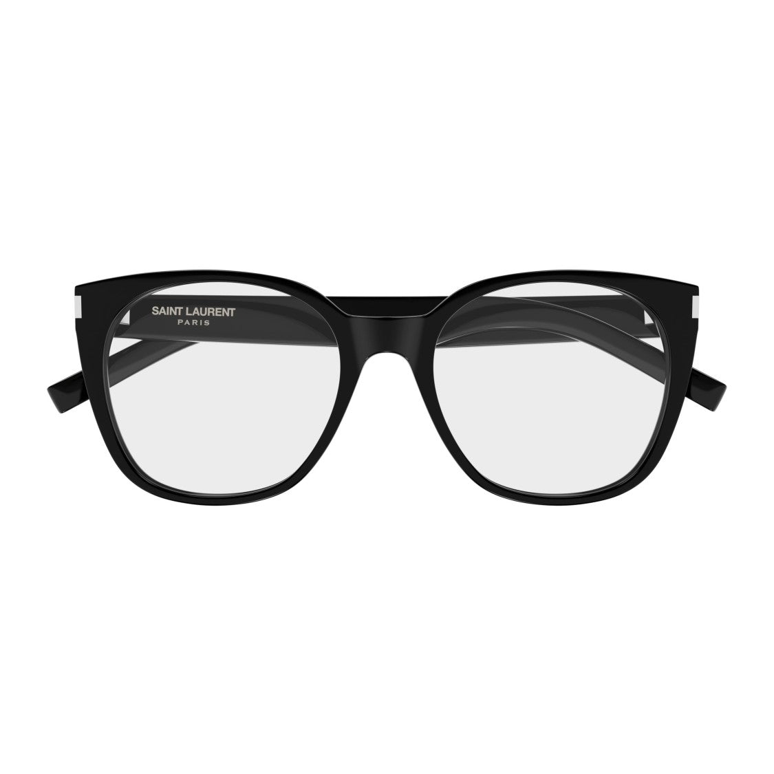 Saint Laurent Square Frame Eyeglasses With Recycled Acetate Finish