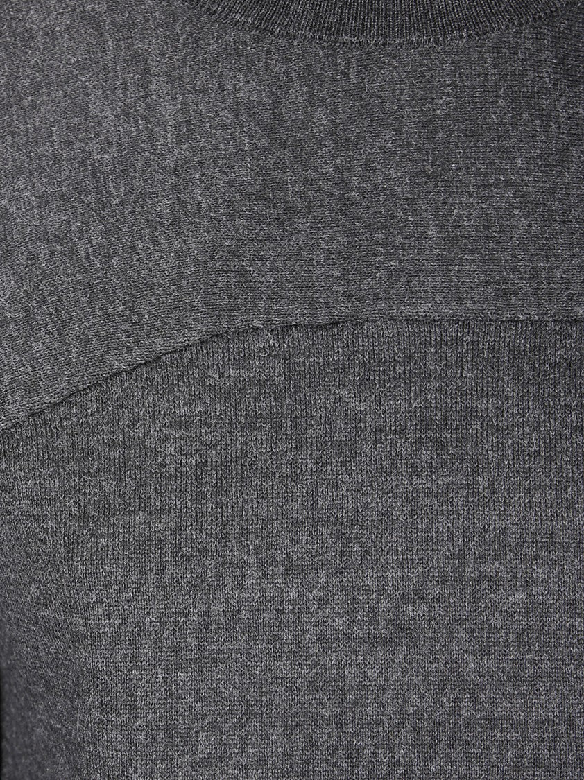 Mm6 By Maison Margiela Chic Mini Dress With High Turtleneck