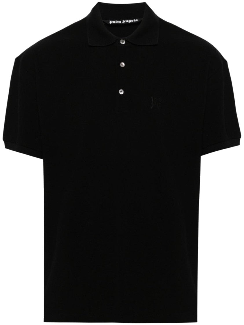 Palm Angels Short-Sleeved Polo Shirt
