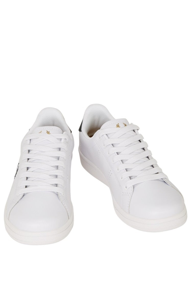 Fred Perry Chrome-Free Full-Grain Leather Sneakers