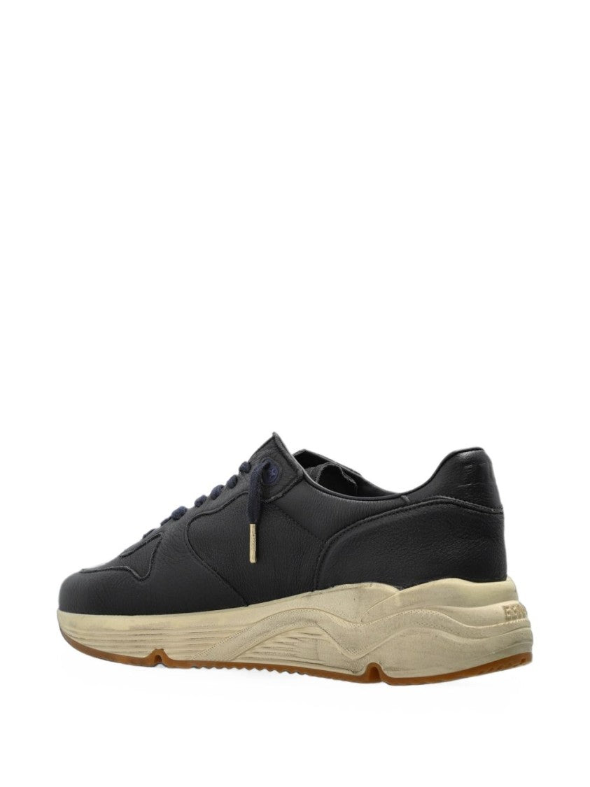 Golden Goose Silk Nylon Star Detail Rugged Sole Sneakers