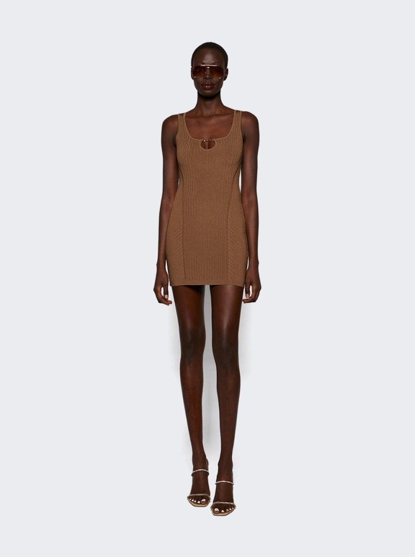 Jacquemus Sierra Mini Dress Beige