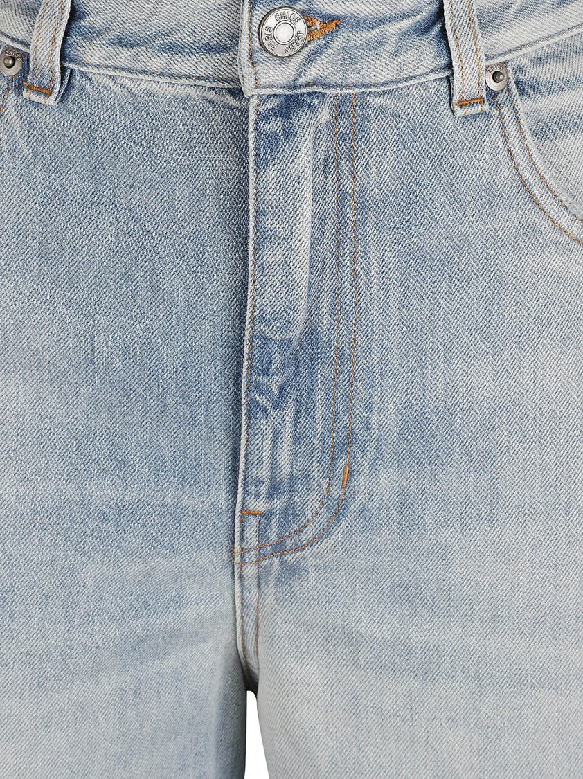 Chloé High-Waisted Wide-Leg Denim Jeans