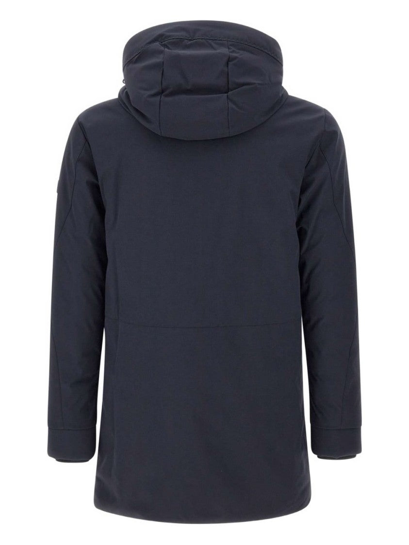 Peuterey Tailored Neutrals Coat With Structured Silhouette