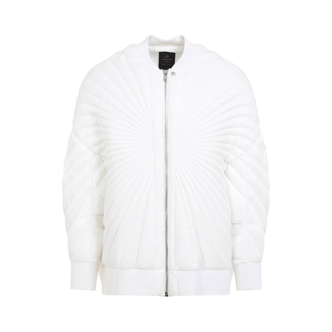 Moncler X Rick Owens Quilted Feather Down Jacket With Sunburst Design