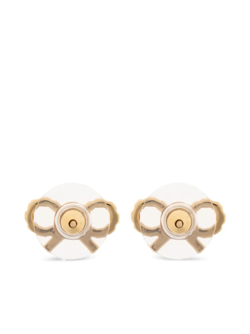 Self-Portrait Micro Bow-Shaped Earrings