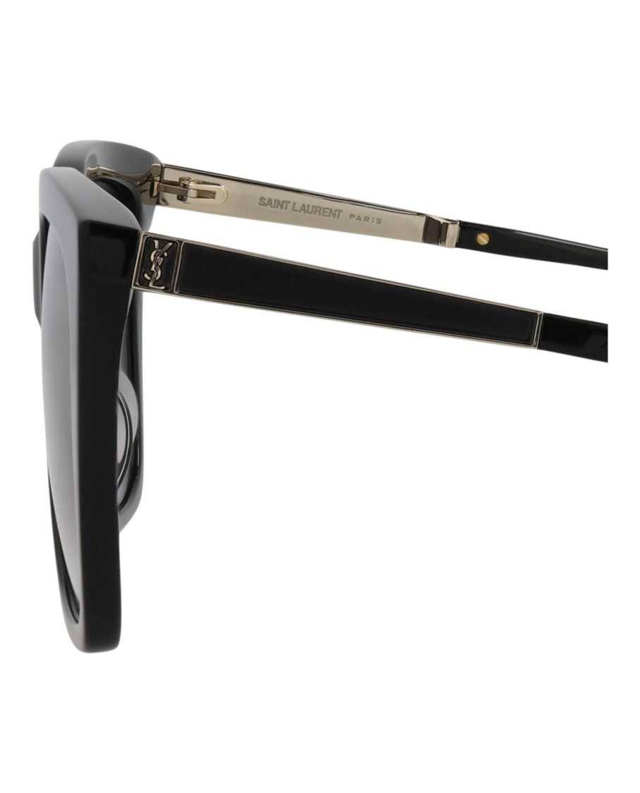 Saint Laurent Cat Eye-Frame Acetate Sunglasses With Gradient Lenses
